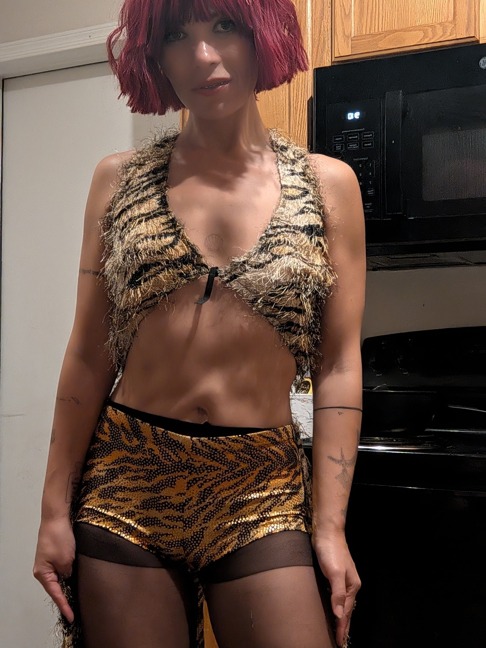 Las Vegas Show Girl Tiger Costume